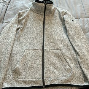 Nike fleece full zip therma fit sweater